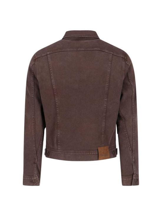  톰포드 데님 자켓 톰 포드 데님 재킷 브라운 - TOMFORD