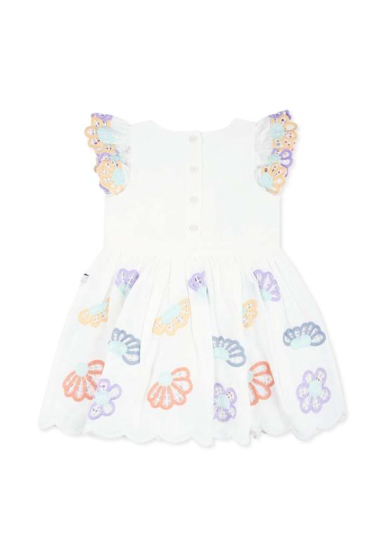  [키즈] 스텔라 맥카트니 원피스 스텔라 매카트니 아동용 꽃 자수 드레스 (흰색) - STELLA MCCARTNEY