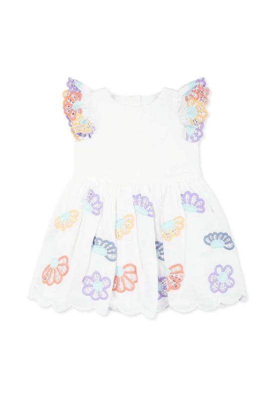  [키즈] 스텔라 맥카트니 원피스 스텔라 매카트니 아동용 꽃 자수 드레스 (흰색)