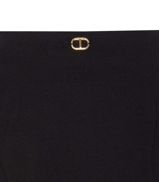  트윈셋 숏 스커트 미니 스커트 블루 - TWINSET