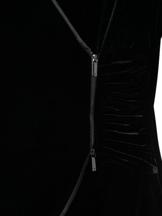  엠포리오 아르마니 수트 자켓 벨벳 블레이저 블랙 - EMPORIO ARMANI