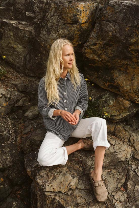  쉽 서플라이 블라우스 선박 공급 커티스 탑 - SHIP SUPPLY