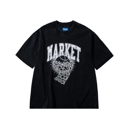  마켓 반팔 티셔츠 볼은 신성한 티입니다