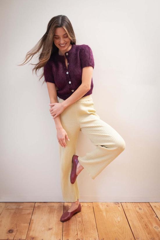  마리아 스탠리 가디건 반팔 카디건 - MARIA STANLEY