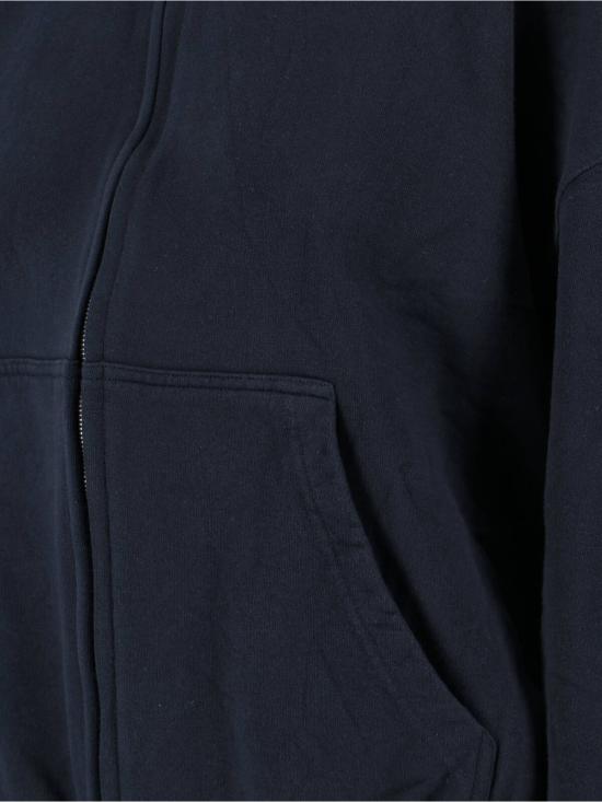  발렌시아가 스웨터 플립드 유니집 스웨트셔츠 페이드 블랙/앤트러사이트 - BALENCIAGA