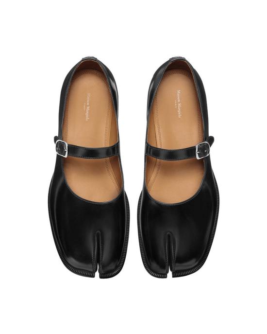  마르지엘라 힐/펌프스 메종  타비 시티 메리 제인스 블랙 - MAISON MARGIELA