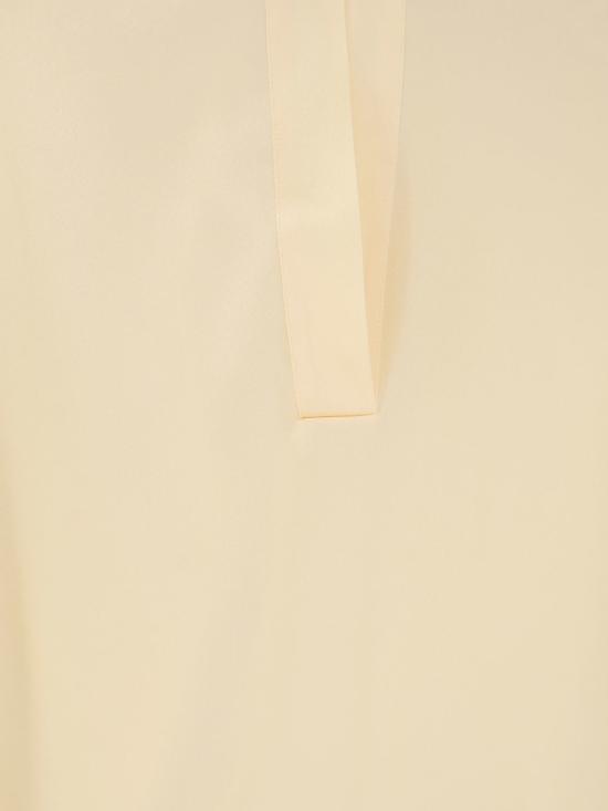  톰포드 블라우스 톰 포드 스트레치 새틴 셔츠 페일 레몬 - TOMFORD