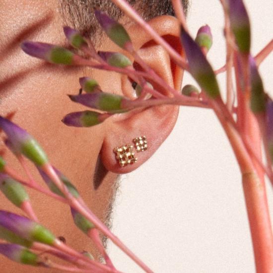  린지 루이스 주얼리 이어링 린지 루이스 크로스해치 - LINDSAY LEWIS JEWELRY