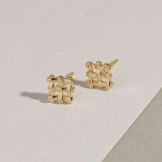  린지 루이스 주얼리 이어링 린지 루이스 크로스해치 - LINDSAY LEWIS JEWELRY