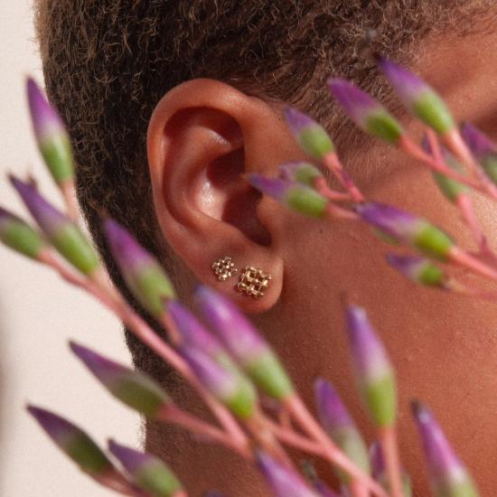  린지 루이스 주얼리 이어링 린지 루이스 크로스해치 - LINDSAY LEWIS JEWELRY