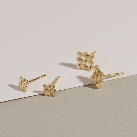  린지 루이스 주얼리 이어링 린지 루이스 크로스해치 - LINDSAY LEWIS JEWELRY