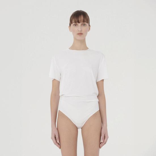  월포드 바디수트 티셔츠 울포드 오로라 퓨어컷 바디수트