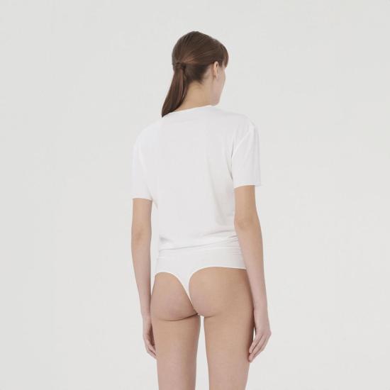  월포드 바디수트 티셔츠 울포드 오로라 퓨어컷 바디수트 - WOLFORD