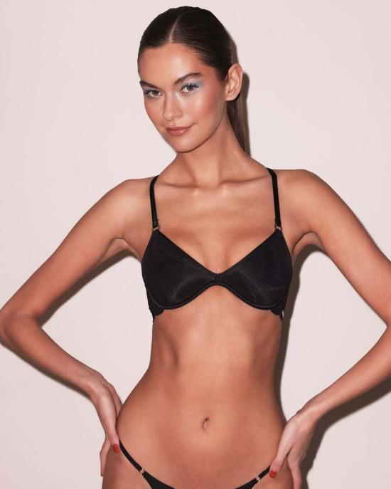  플뢰르 뒤 말 브라 Fleur Du Mal Charlotte 컨버터블 스페이서  블랙 - FLEUR DU MAL