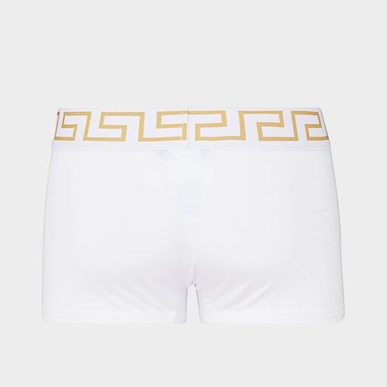  베르사체 팬티 화이트/블랙 코튼 속옷 (화이트/블랙/골드) - VERSACE