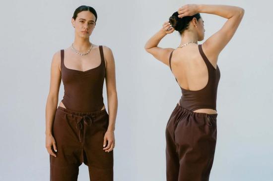  질 로드리게즈 바디수트 티셔츠 길 로드리게스 코라존 보디수트