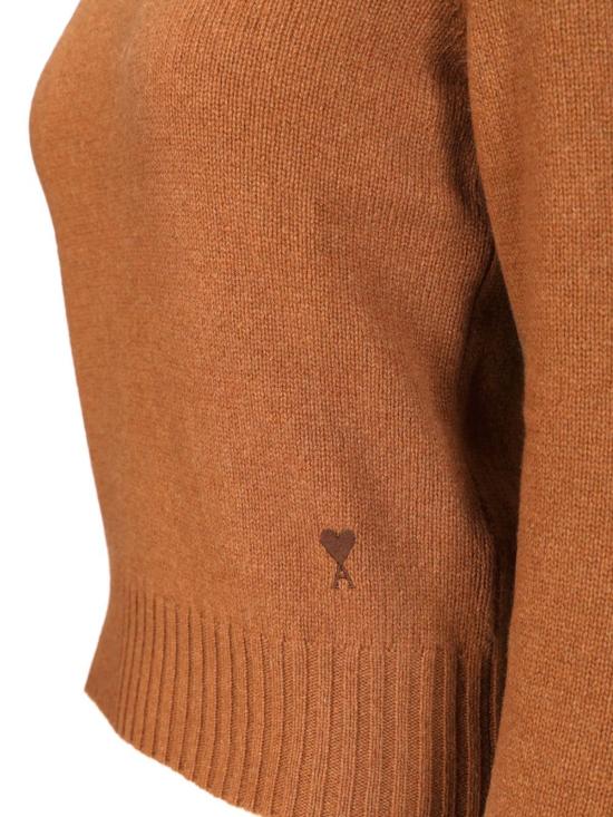  아미 터틀넥 알렉상드르 마티우시  스웨터 브라운 - AMI