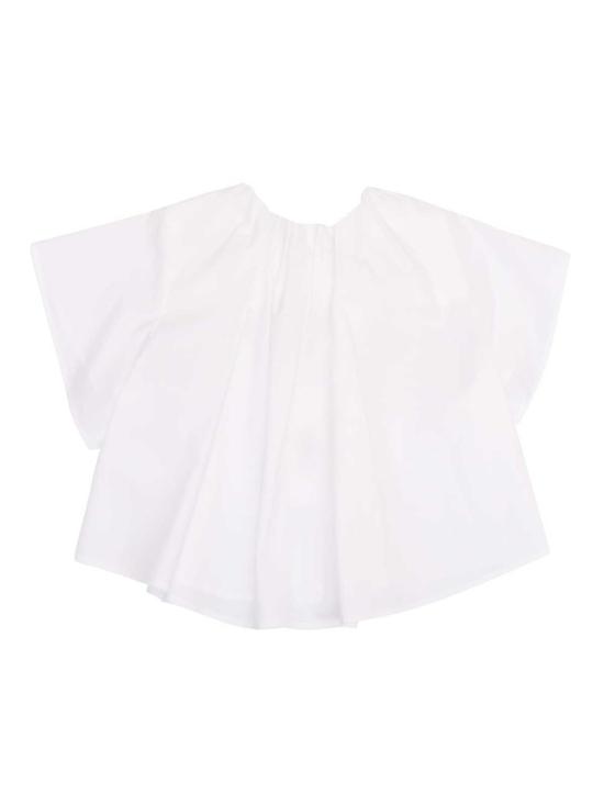  [키즈] MM6 메종마르지엘라 탑 메종 마르지엘라 키즈 MM6 C28 U 셔츠 화이트 - MM6 MAISON MARGIELA