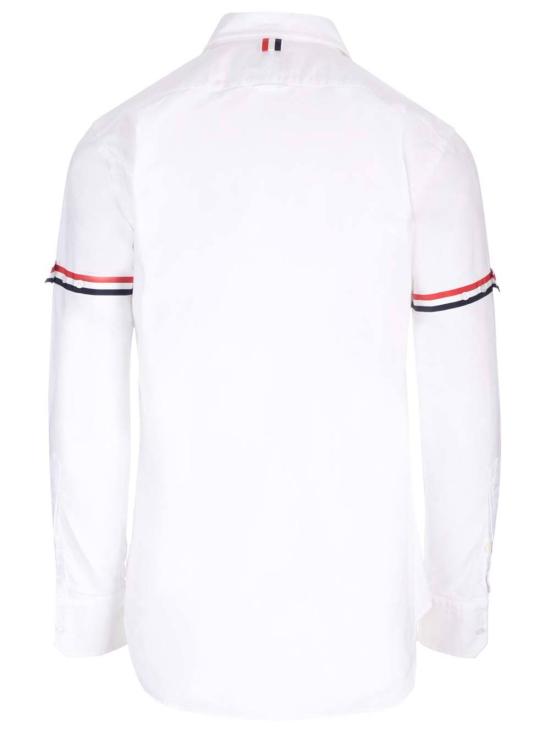  톰브라운 긴팔 셔츠 톰 브라운 셔츠 화이트 - THOM BROWNE