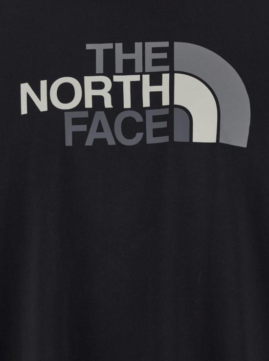  노스페이스 반팔 티셔츠 맥시 로고 프린트 티셔츠 블랙 - NORTH FACE
