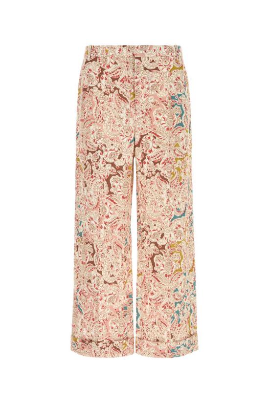  발렌티노 가라바니 팔라초 팬츠 프린트 헴프  멀티컬러
