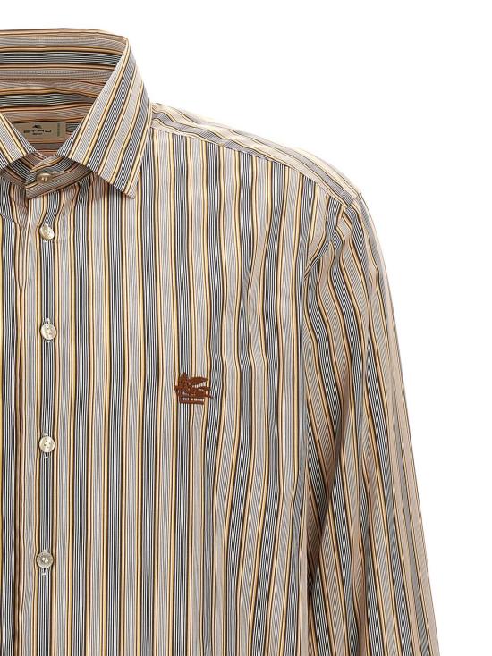  에트로 셔츠 로고 자수  멀티컬러 - ETRO