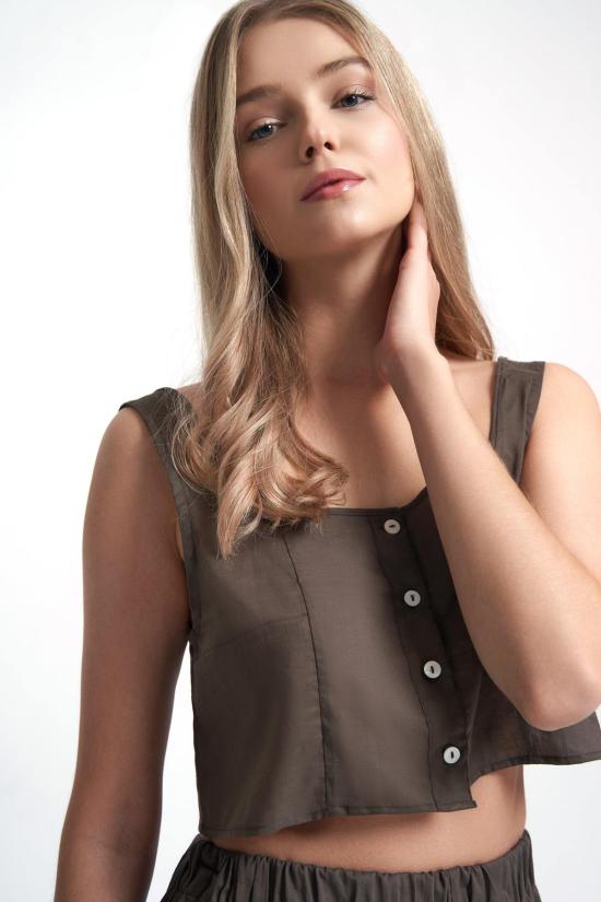  A La Toi 라운지 웨어 아 라 토이 엘사 탑 - OTHER BRANDS