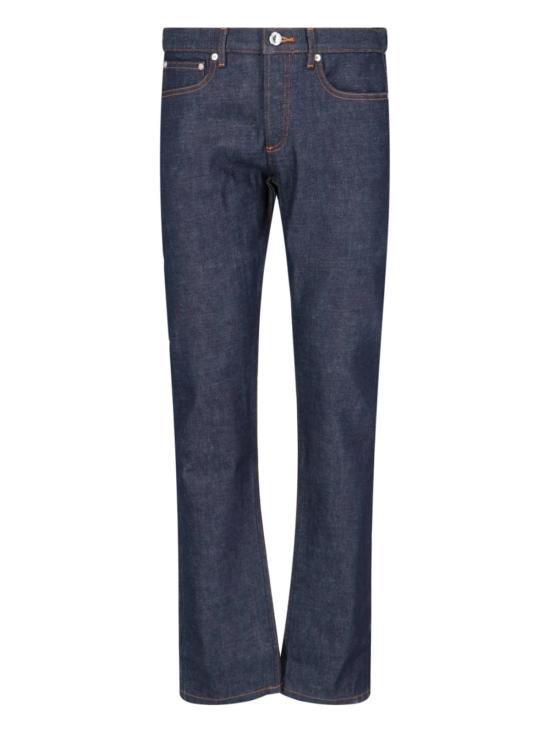 아페쎄 데님 팬츠 A.P.C. 스트레이트 레그 진 블루