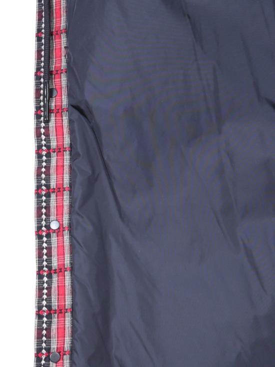  오프화이트 긴팔 티셔츠 패딩 셔츠 레드 - OFF WHITE