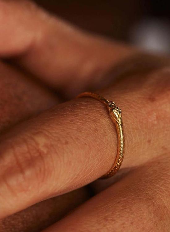  카리나 하디 반지 LP 오로보로  실버 - CARINA HARDY