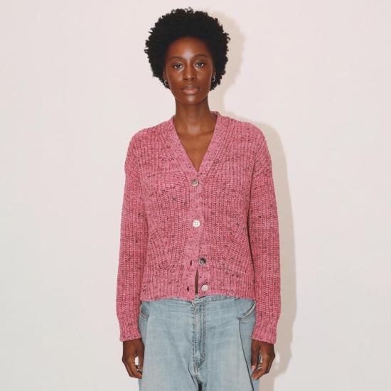  Eólas 가디건 Mireille 카디건 핑크 헤더