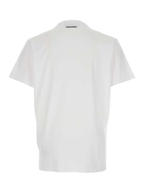  디스퀘어드2 반팔 티셔츠 Dsquared2 토론토 티셔츠 화이트 - DSQUARED2