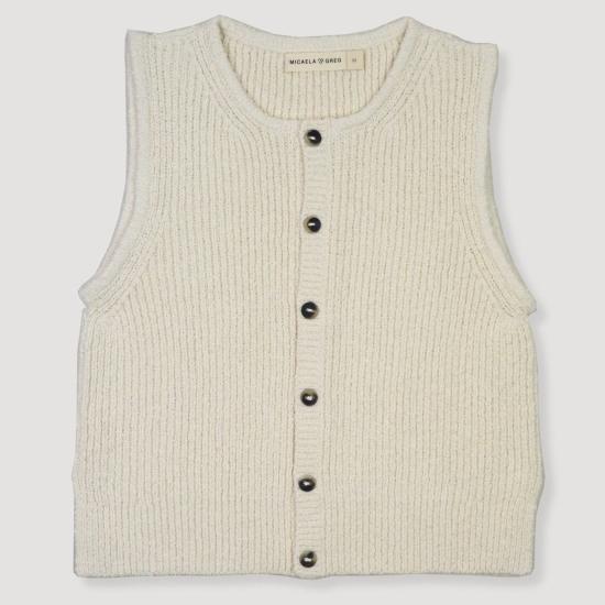  미셀라 그렉 베스트 미카엘라 그렉 부클 립  크림/클라우드/아이비 - MICAELA GREG