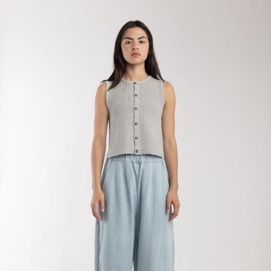  미셀라 그렉 베스트 미카엘라 그렉 부클 립  크림/클라우드/아이비 - MICAELA GREG