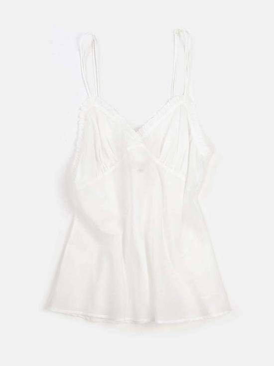  에리카 타노브 캐미솔 에리카 타노프 길다 코튼  화이트