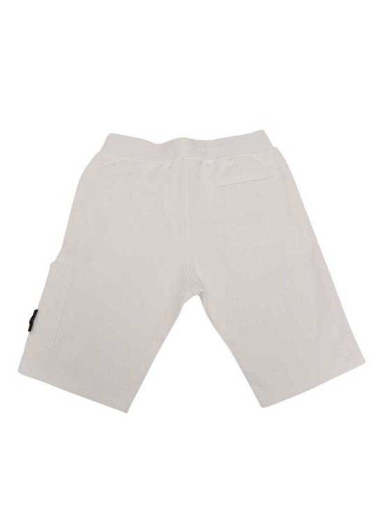  스톤 아일랜드 트레이닝/조거 팬츠 아동용 흰색 트레이닝 바지 - STONE ISLAND