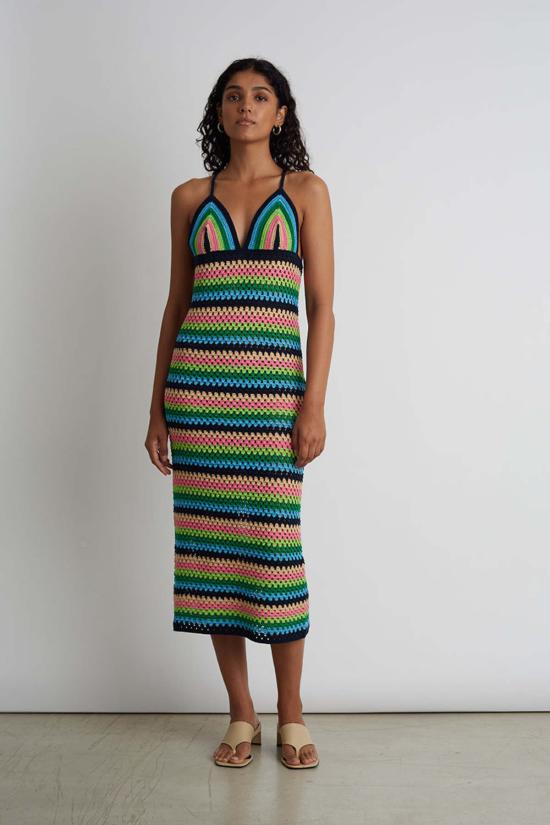  ELEVEN SIX 롱 원피스 일레븐 식스 셀마 크로셰 드레스 멀티