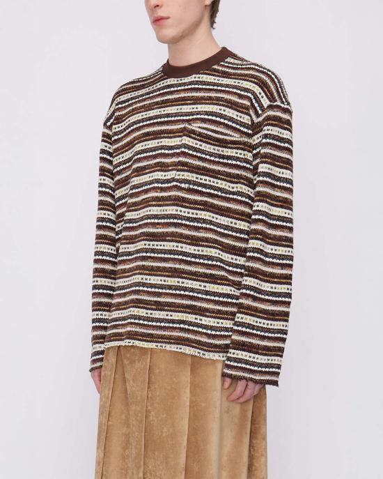  송포더뮤트 스웨터 Song For The Mute 크루넥 풀오버 멀티 - SONG FOR THE MUTE