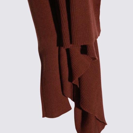  릭 오웬스 스웨터 로즈 우드 - RICK OWENS