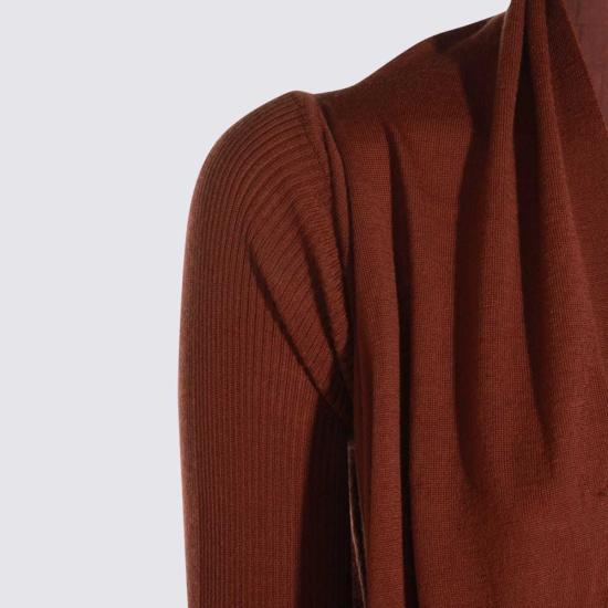  릭 오웬스 스웨터 로즈 우드 - RICK OWENS