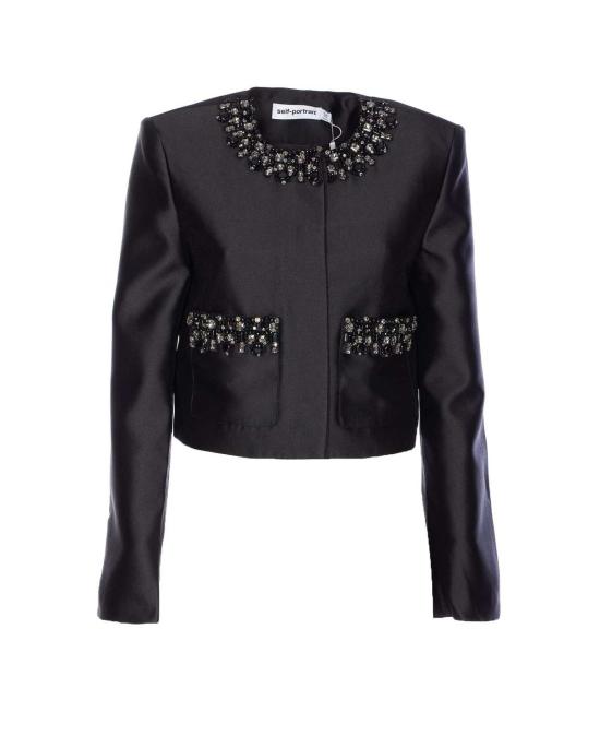  셀프 포트레이트 수트 자켓 재킷 블레이저 블랙