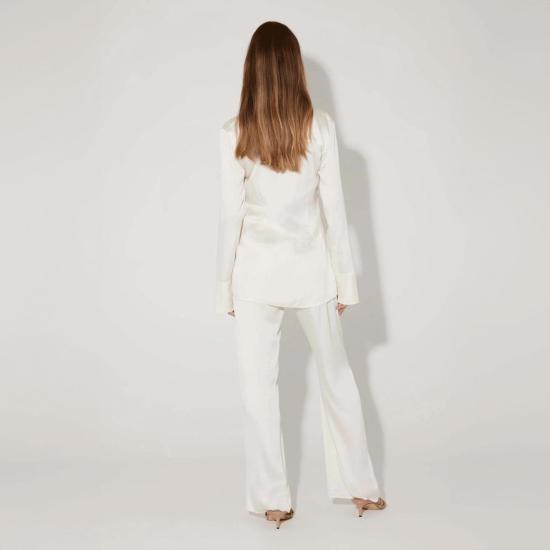  한센 앤 그레텔 블라우스 한센앤그레텔 몬순 피티드 셔츠 도브 - HANSEN & GRETEL