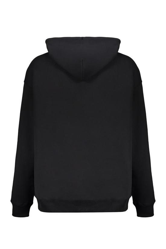  오프화이트 긴팔 티셔츠 후드티 블랙 - OFF WHITE