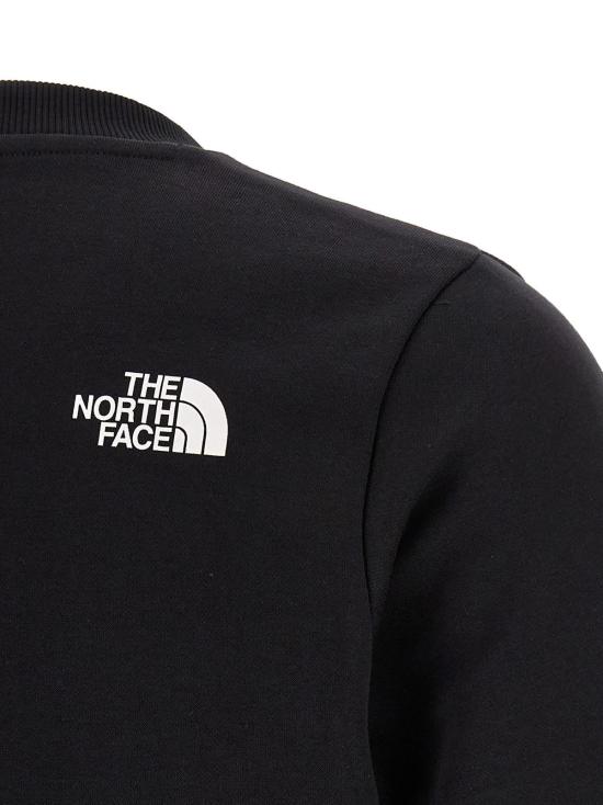  노스페이스 긴팔 티셔츠 파인 스웨트셔츠 화이트/블랙 - NORTH FACE