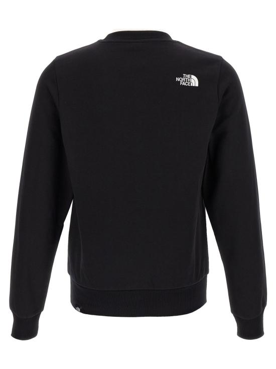  노스페이스 긴팔 티셔츠 파인 스웨트셔츠 화이트/블랙 - NORTH FACE