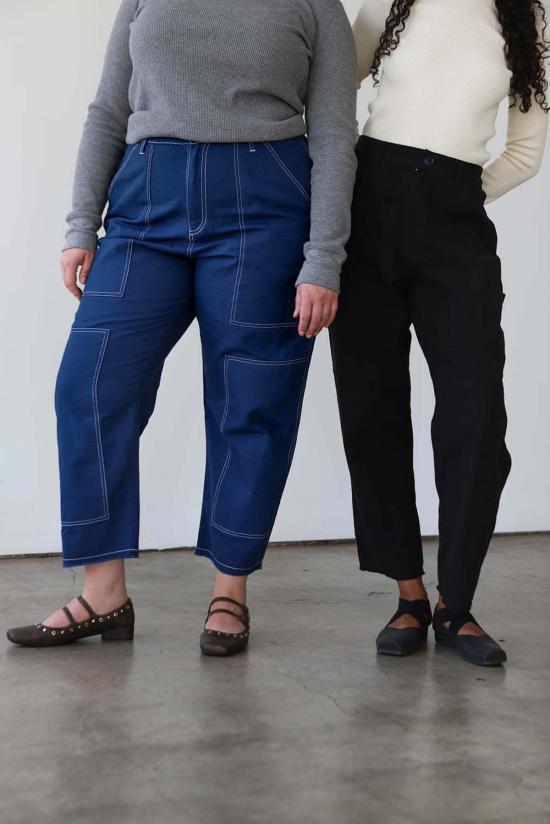  Noble 스트레이트 팬츠 고귀한 예술가 팬츠 애쉬 - OTHER BRANDS