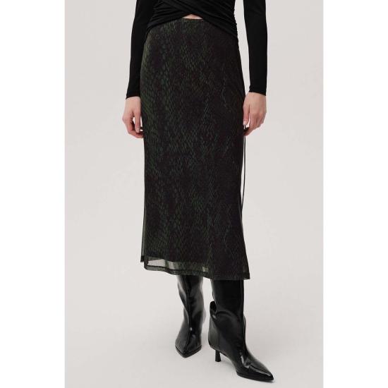  Exquise USA 롱 스커트 Exquise Usa Linda K  그린 블랙 - EXQUISE USA