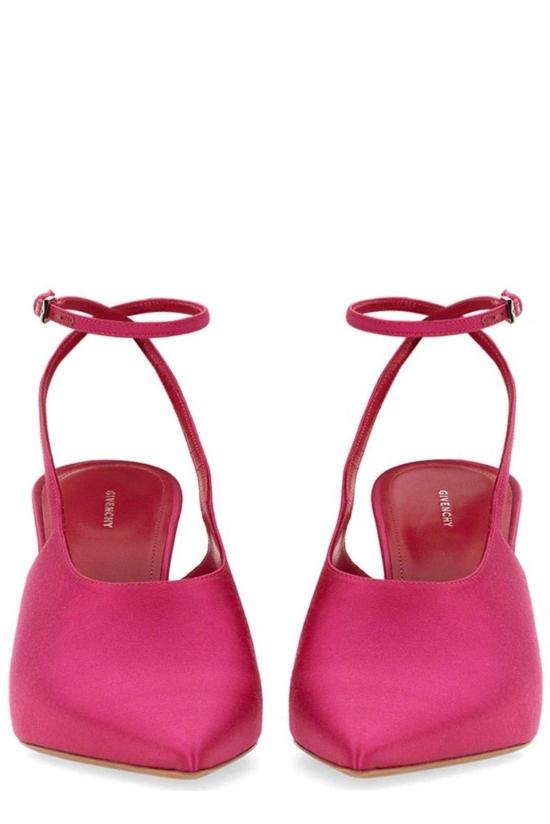  지방시 힐/펌프스 새틴 쇼 슬린백 펌프스 핑크 - GIVENCHY