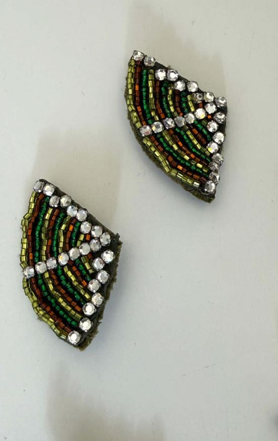  투 브로치 빈티지 크리스탈 한정판 핀 2개 - TWO