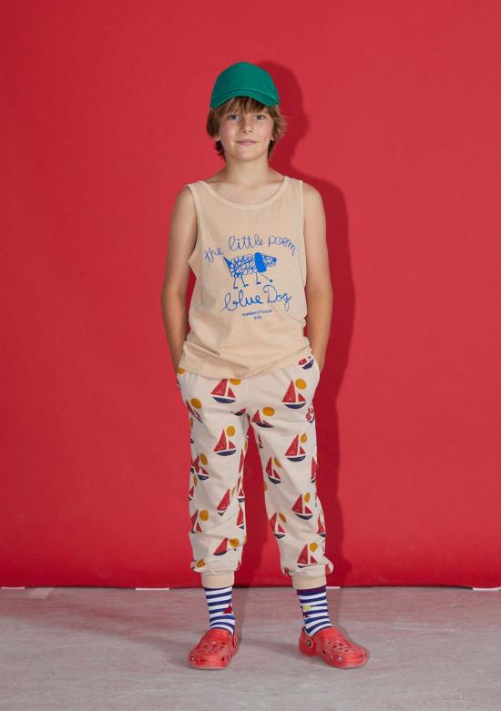  [키즈] 위켄드 하우스 키즈 티셔츠 어린이 주말 별장 어린이 강아지 탱크 모래